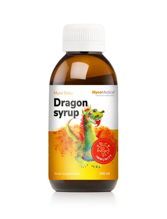MycoMedica MycoBaby Smoczy Syrop Dla Dzieci 200ml, Dragon Syrup For Kids