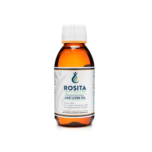 Tran Rosita EVCLO 150 ml surowy olej z wątroby dorsza z witaminami A D3 i omega 3