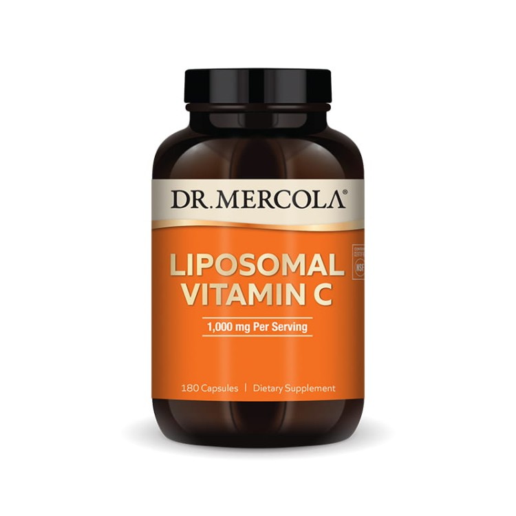 Dr. Mercola Liposomalna Witamina C 180 kapsułek