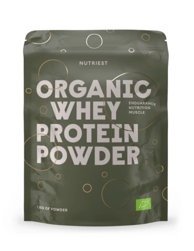 Nutriest Organiczne Białko Serwatkowe Od Bydła Karmionego Trawą 1kg, Grass Fed