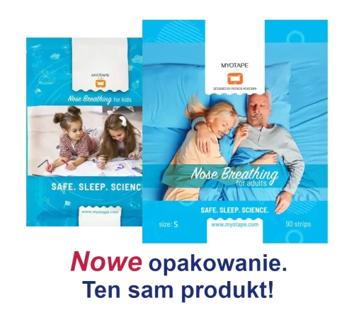 Plastry MyoTape dla dzieci w kolorze beżowym rozmiar S  hipoalergiczne 90 sztuk