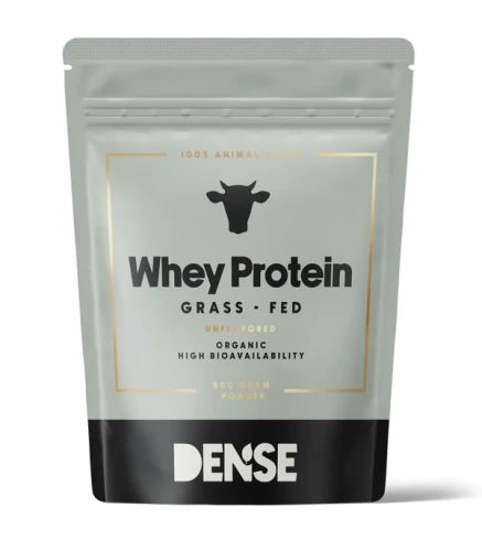 Dense Organiczne Białko Serwatkowe Od Bydła Karmionego Trawą, Bezsmakowe 500 g, Grass Fed Beef Whey