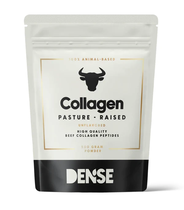 Dense Kolagen Wołowy Od Bydła Karmionego Trawą, Bezsmakowy 500 g, Grass Fed Beef Collagen