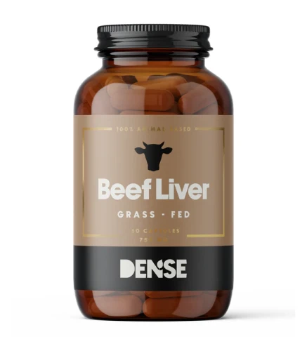 Dense Wątroba Wołowa Od Bydła Karmionego Trawą 180 kapsułek, Grass Fed Liver