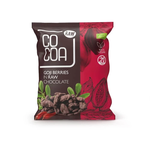 CoCoa Jagody Goji W Surowej Czekoladzie Bio Raw 70g