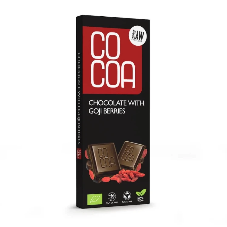 CoCoa Surowa Czekolada Z Jagodami Goji Bio Raw 40g