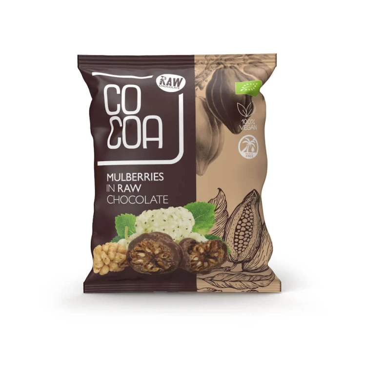 CoCoa Morwy W Surowej Czekoladzie Bio Raw 70g