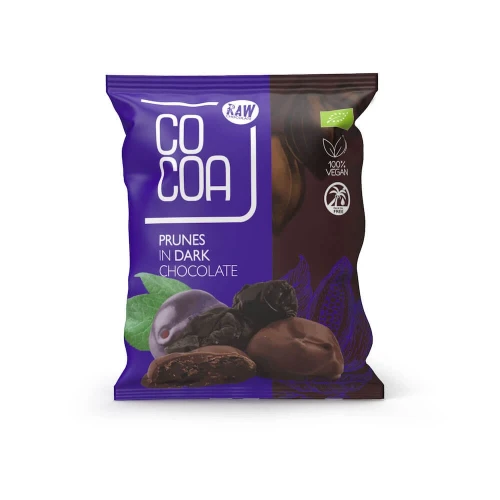 CoCoa Śliwki W Surowej Czekoladzie Bio Raw 70g
