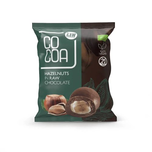 CoCoa Orzechy Laskowe W Surowej Czekoladzie Bio Raw 70g